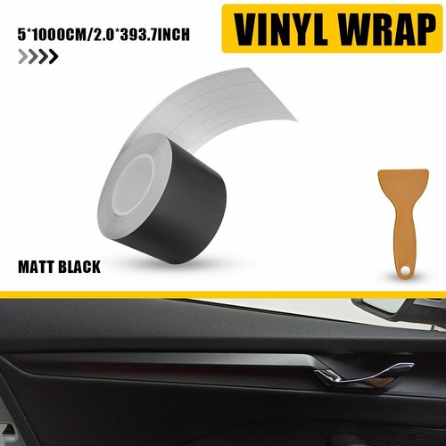 Matt black self adhesive - 1x,