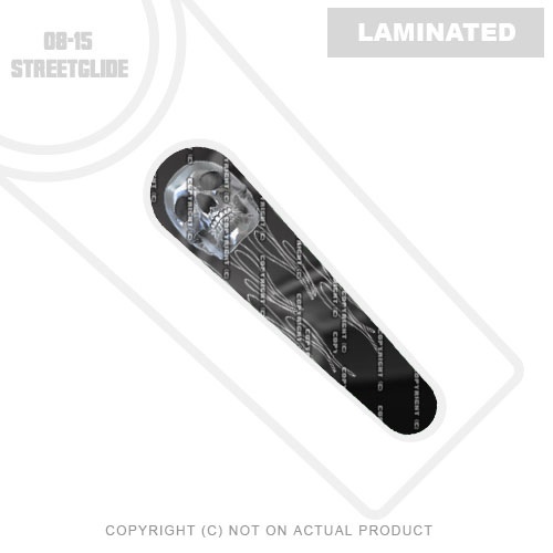 Laminated gas tank dash decal - tank,