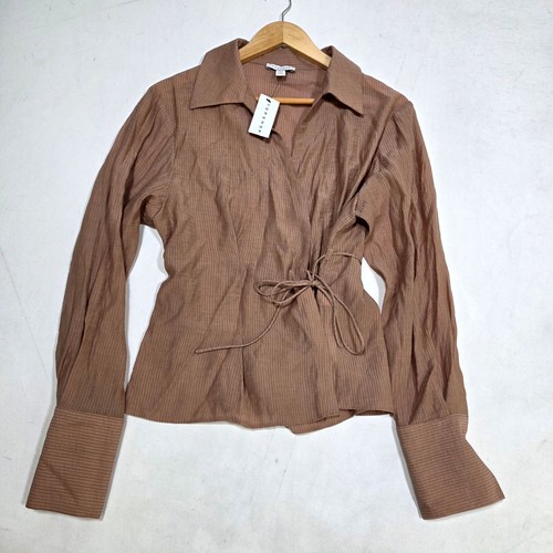 Topshop wrap blouse womens - topshop,