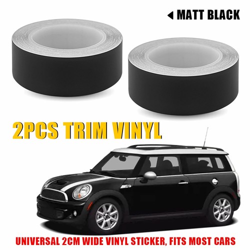 Matt black self - black, adhesive