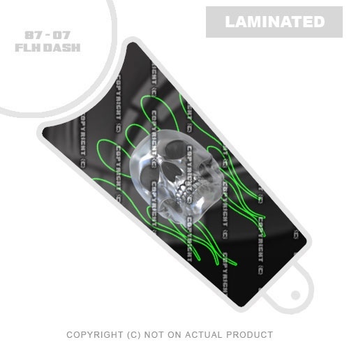 Laminated gas fuel tank dash - laminated,