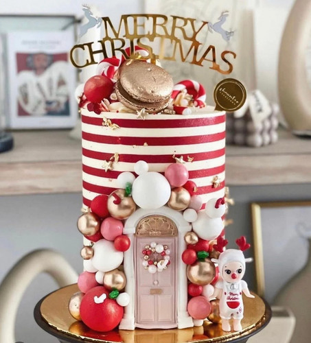 Red and white pinstripes - and,