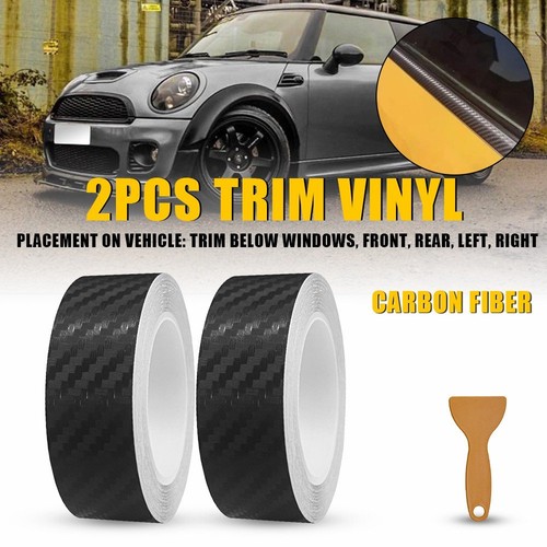 Carbon fiber black roll vinyl - carbon,