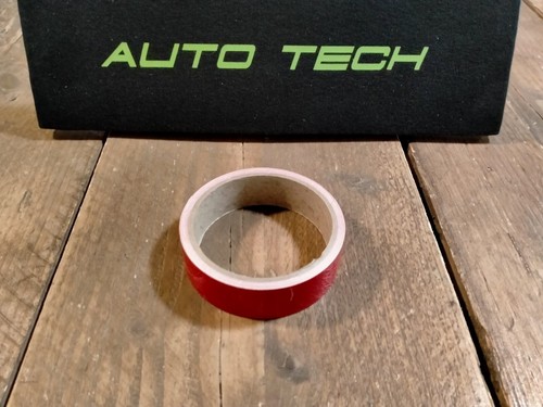 Red chroming delete - delete, tape