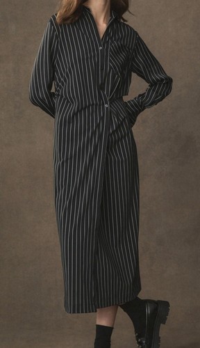 Next wrap pinstripe dress - wrap,