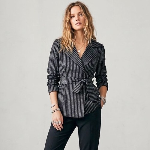 Womens belted wrap - womens, jacket