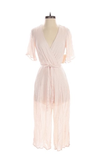 Row pink white striped - pink,