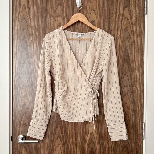 Topshop cream stripe pinstripe - topshop,