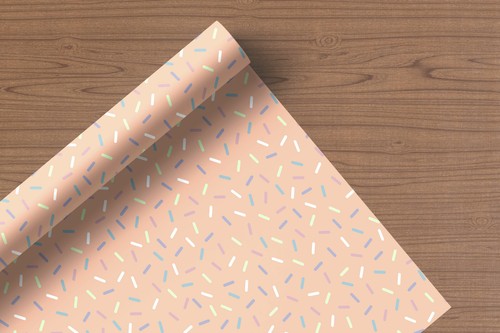 Sprinkles pattern wrapping - sprinkles,